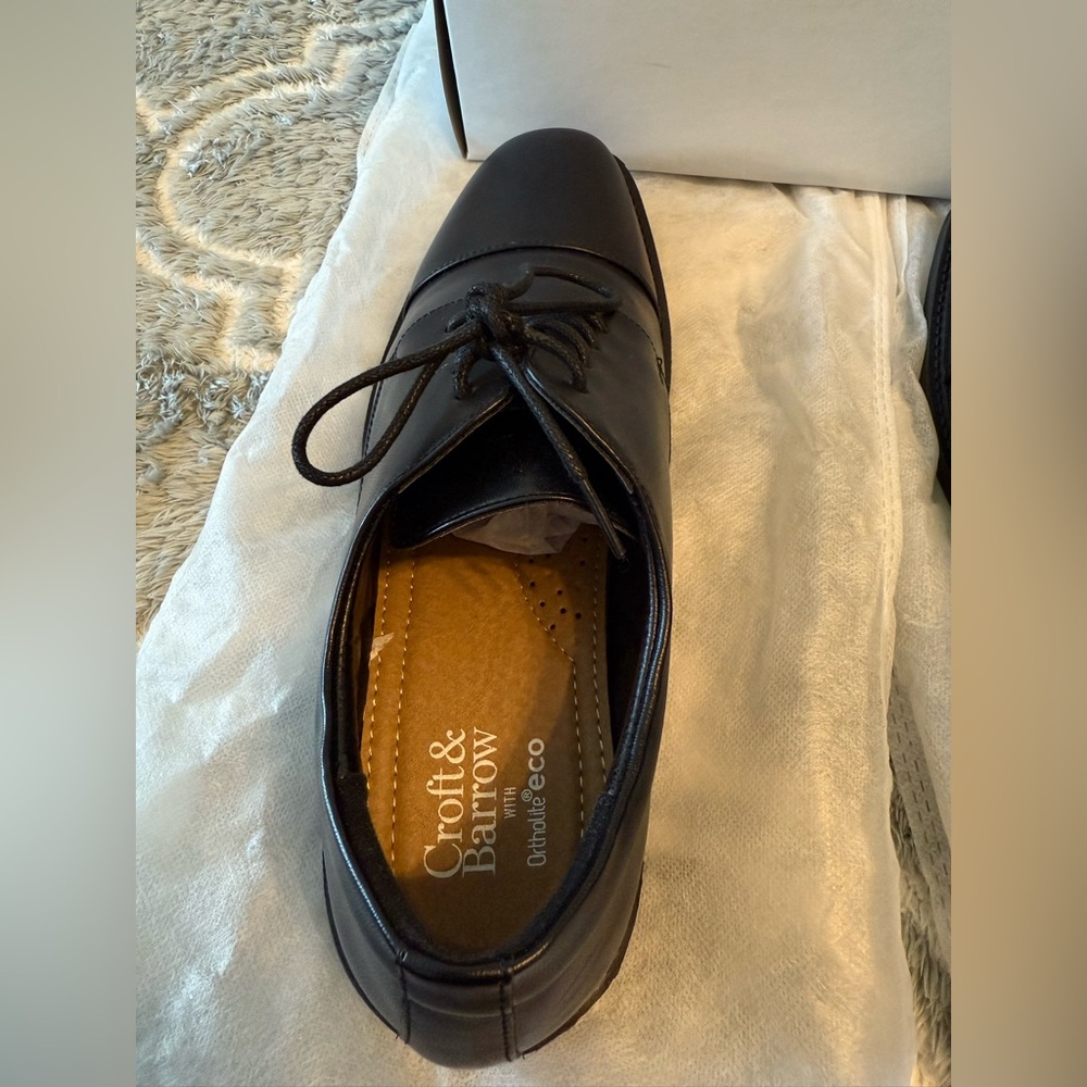 Boys black dress shoes